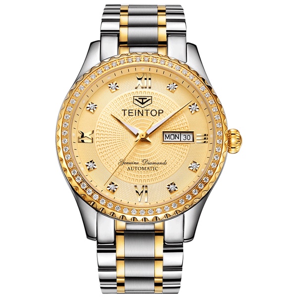 Đồng hồ nam chính hãng Teintop T8629-8 hàng mới,Kính sapphire ,chống xước,Chống nước,máy cơ(Automatic),Bảo Hành 12 Tháng