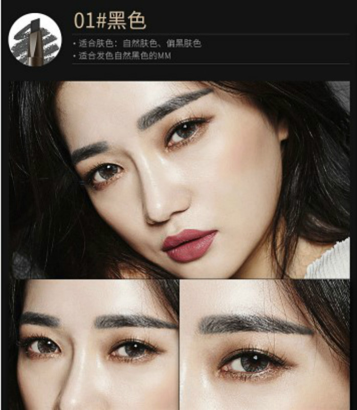 Bút kẻ lông mày hai đầu chống thấm nước không phai màu lâu trôi | BigBuy360 - bigbuy360.vn