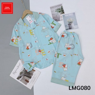 Pijama Mặc Nhà  Quần Lửng Chất Lụa Mango Cao Cấp Mặc Mát Mịn Đồ Ngủ Pyjama (video kèm ảnh thật)
