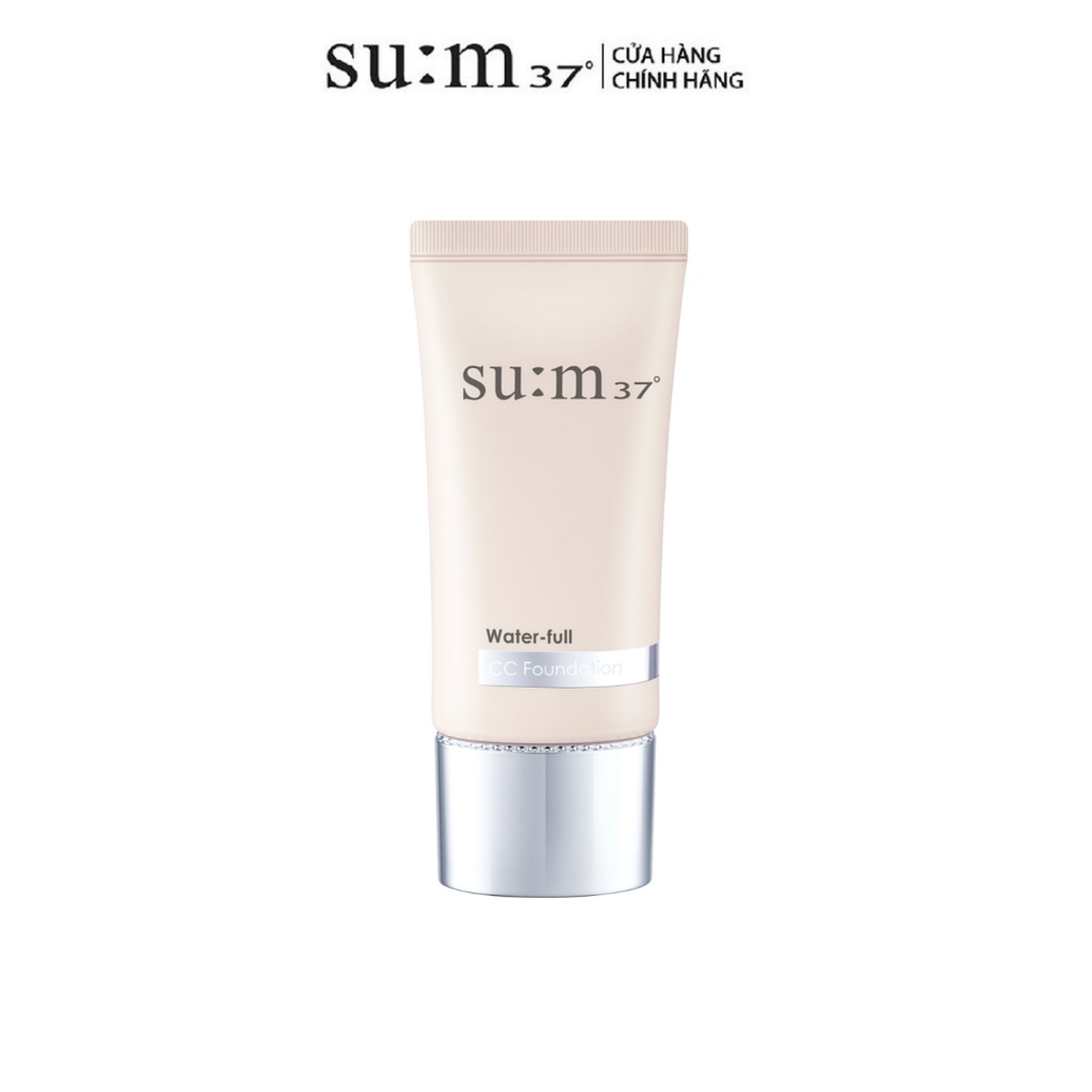 Kem nền cấp nước chống lem trôi Su:m37 Water-full CC Foundation 45ml