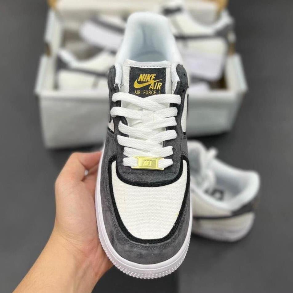VIP Giày Thể Thao Af1 xám lông chuột full Box