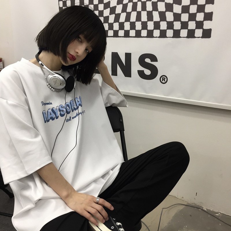 Áo phông form rộng unisex nam nữ tay lỡ thun streetwear cotton oversize giá rẻ in style ulzzang RAYSORAN AT