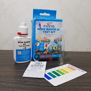 Kiểm tra độ pH từ 5 - 9 trong môi trường nước ngọt API Pondcare Wide Range pH Test Kit