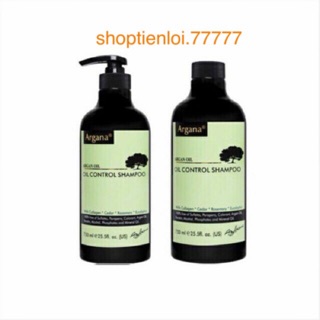 SIÊU RẺ CẶP DẦU GỘI DẦU XẢ ARGANA 500ML