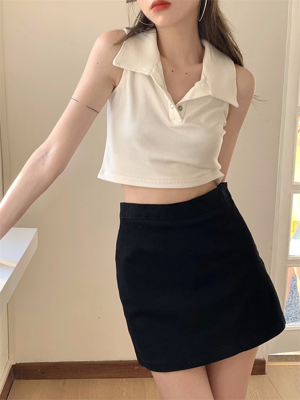 Chân Váy Jeans Lưng Cao Thời Trang Cho Nữ | BigBuy360 - bigbuy360.vn