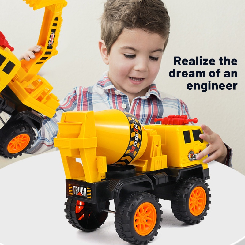 Đồ chơi SEASUN TOYS mô hình thiết kế xe công trường đa dạng cho bé