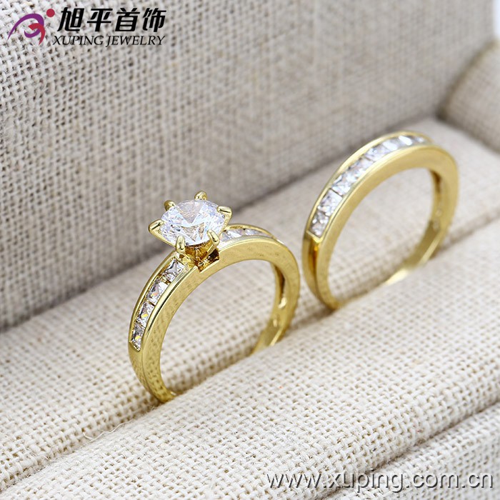 Nhẫn đôi đẹp hàng cao cấp mạ vàng 24K