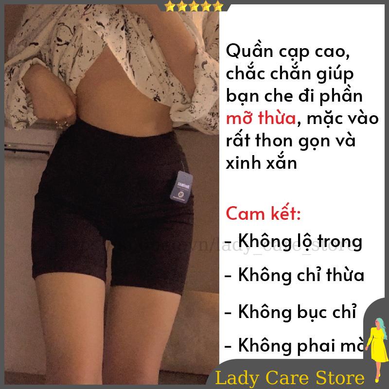 Quần legging đùi nữ bigsize biker short, quần legging nữ thái cao cấp dày dặn cạp cao lưng cao đen nâng mông BSM341 | WebRaoVat - webraovat.net.vn