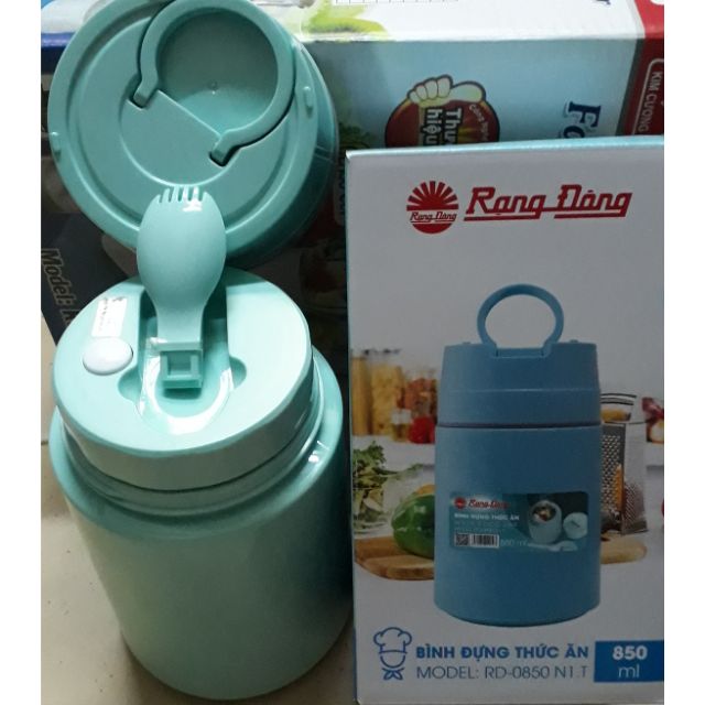 BÌNH ĐỰNG THỨC ĂN GIỬ NHIỆT RẠNG ĐÔNG 850 ml