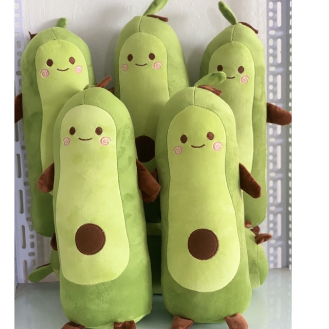 Gấu Bông Quả Bơ Dài, Gối ôm bơ Kích Thước 50cm ❤️Xưởng Gấu Hoa Bình❤️