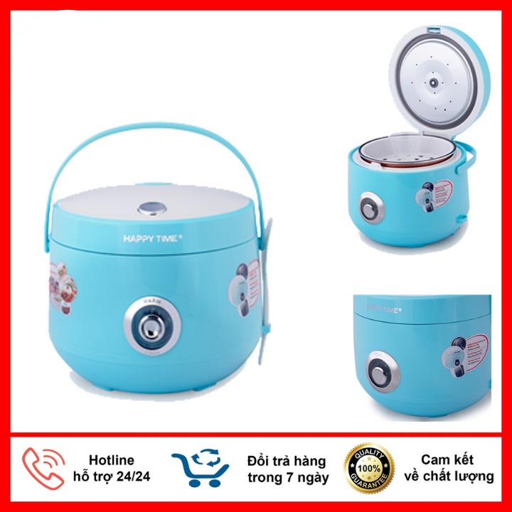 Nồi cơm điện - Nồi cơm điện sunhouse happytime  Nồi nấu nhanh, dung tích 1,8L phù hợp cho 4-6 người - BH 12 tháng