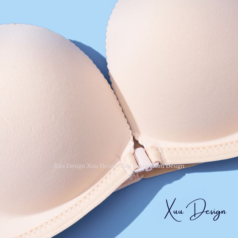 Áo lót nữ không gọng đệm vừa nâng ngực gợi cảm Wexuu, khuy cài trước tiện lợi chất Su mềm mại - AV40