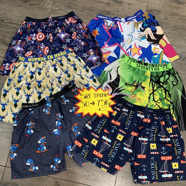 SET 6 QUẦN ĐÙI ( NAM/NỮ/TRẺEM) (35-90kg) | BigBuy360 - bigbuy360.vn