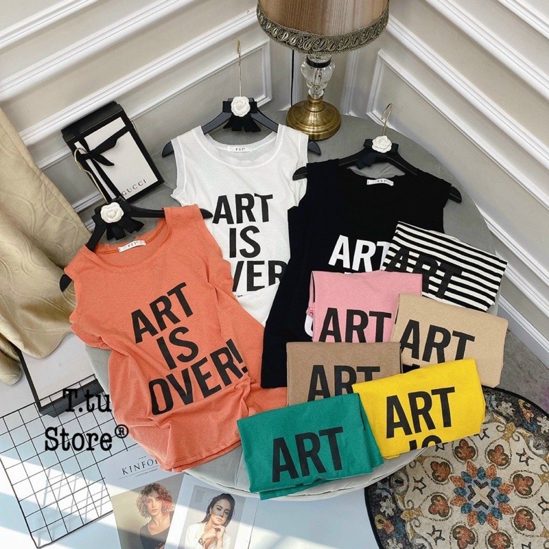 áo pull sát nách chữ