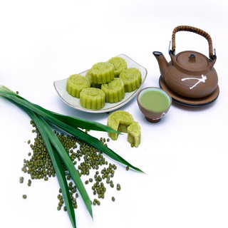 Bánh Đậu Xanh Lá Dứa Thuần Chay Linh Quyên MSLQ01