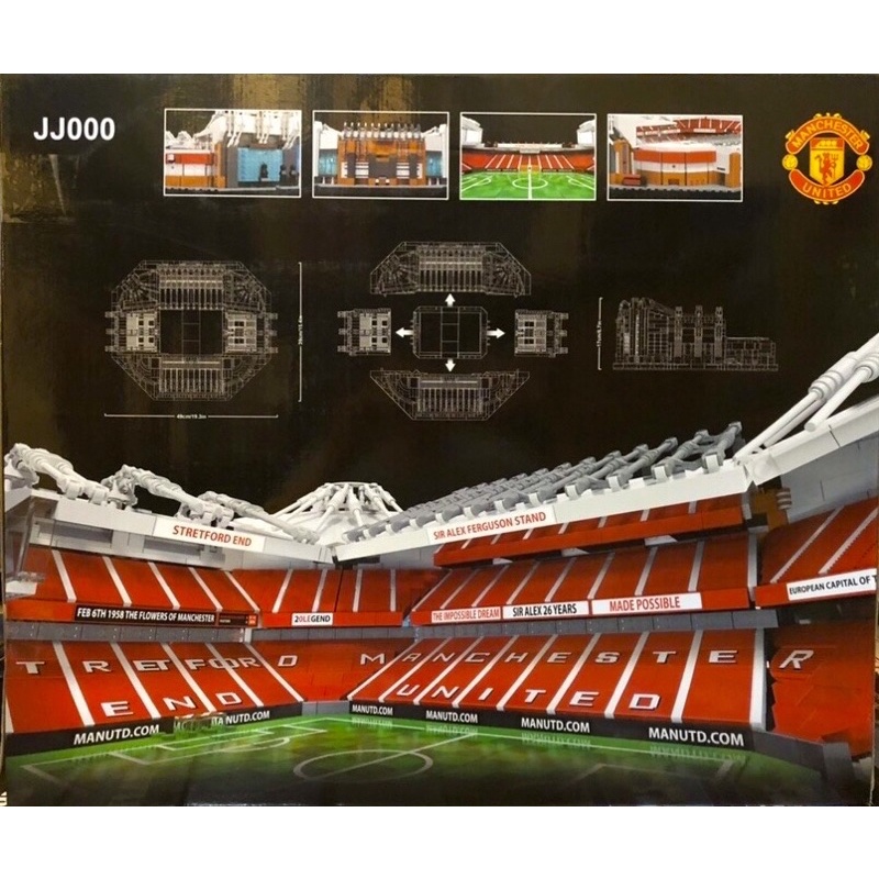 Lắp ráp mô hình Lion King 180151,JJ000,10202 Xếp Hình Sân Vận Động Old Trafford Của Manchester United 4150 Mảnh