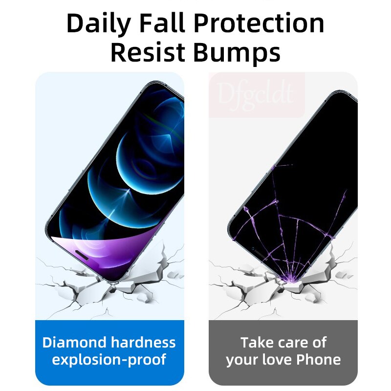 Kính cường lực chống ánh sáng xanh bảo vệ màn hình cho iPhone14plus 13PRO MAX X XR 8 7 6S Plus SE 2020 12 mini 11 Pro Max