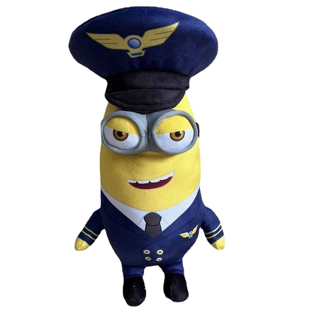 Búp Bê Nhồi Bông Hình Minions Mặc Đồng Phục Dễ Thương Cho Bé