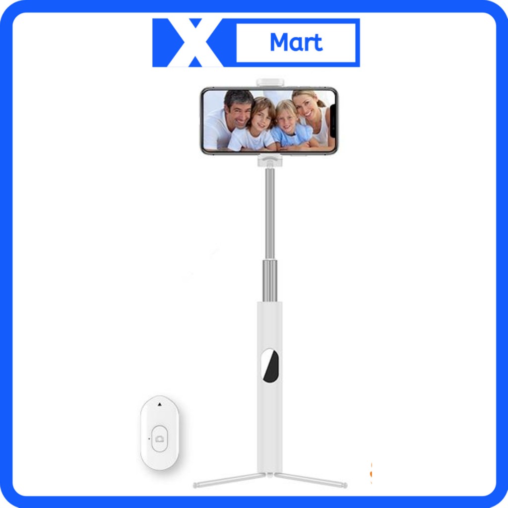 Gậy chụp ảnh selfie bluetooth L02 có chân đứng kèm remote điều khiển từ xa thông minh