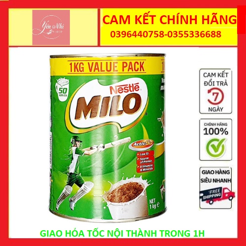 [CHÍNH HÃNG] Sữa milo Úc 1kg date 2023