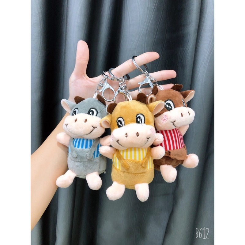 Móc khoá bông hình trâu