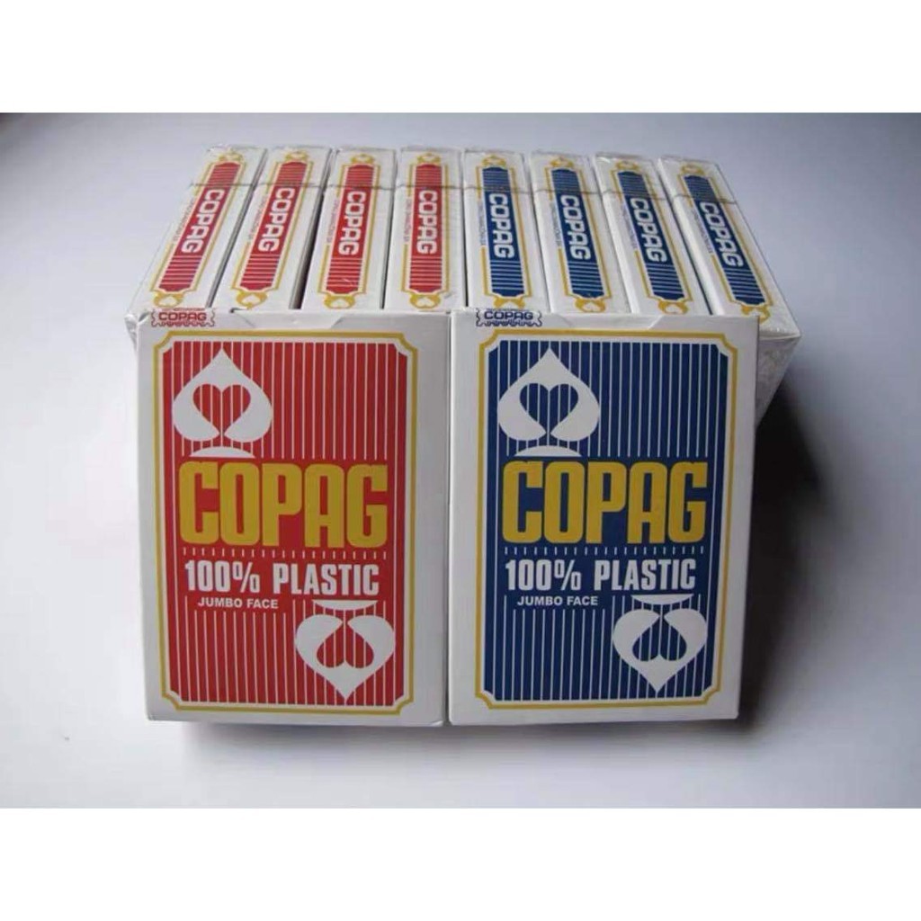 Bài nhựa Poker COPAG 100% plastic chống nước, chống gãy gập