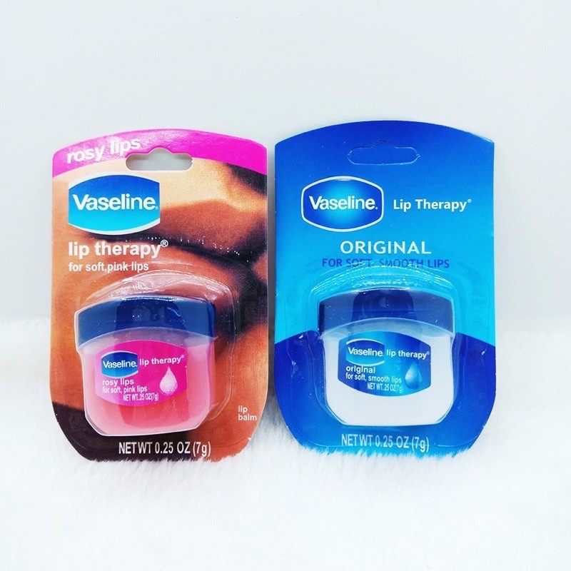 Dưỡng Môi Vaseline 7g Trắng Hồng Dưỡng Môi Hồng Hào Căng Mọng