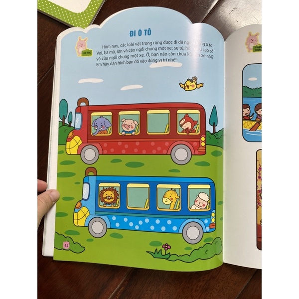 Sách - Bộ Dán Hình Thông Minh (Cuốn Lẻ Và Combo)