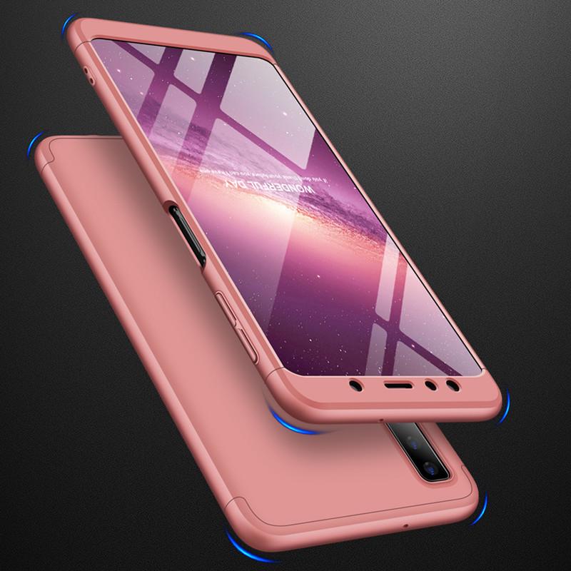 Ốp điện thoại dạng giáp 3 trong 1 chống sốc cao cấp cho Samsung Galaxy A7 2018