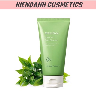 Sữa rửa mặt trà xanh innisfree green tea cleansing foam 150ml – mẫu mới
