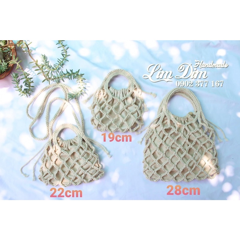 PK túi: Túi vải canvas có dây rút