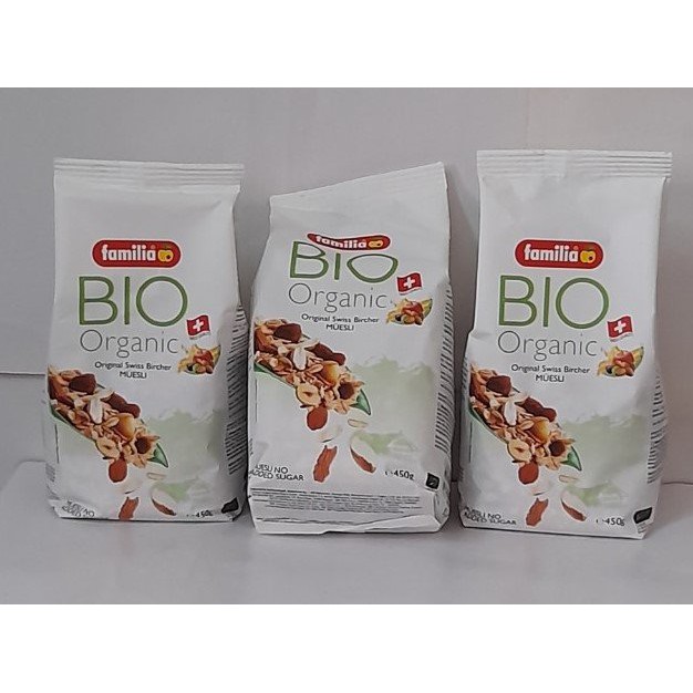 ( Date 12/2021) Ngũ cốc sạch hỗn hợp các loại hạt Original Swiss Bircher Muesli 450g