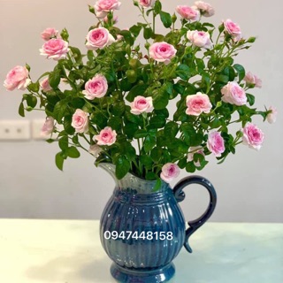 Lọ hoa men hoả biến - dáng bình sữa