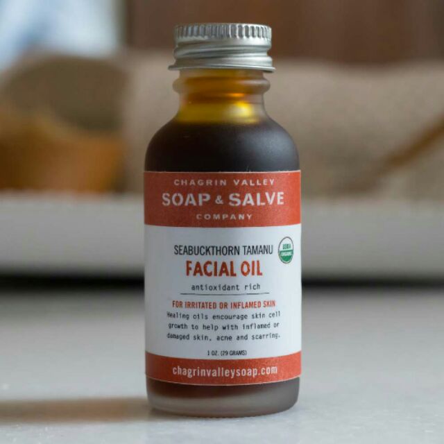 Dầu giảm mụn dưỡng ẩm Organic Chagrin Valley Seabuckthorn Tamanu Facial Oil | BigBuy360 - bigbuy360.vn