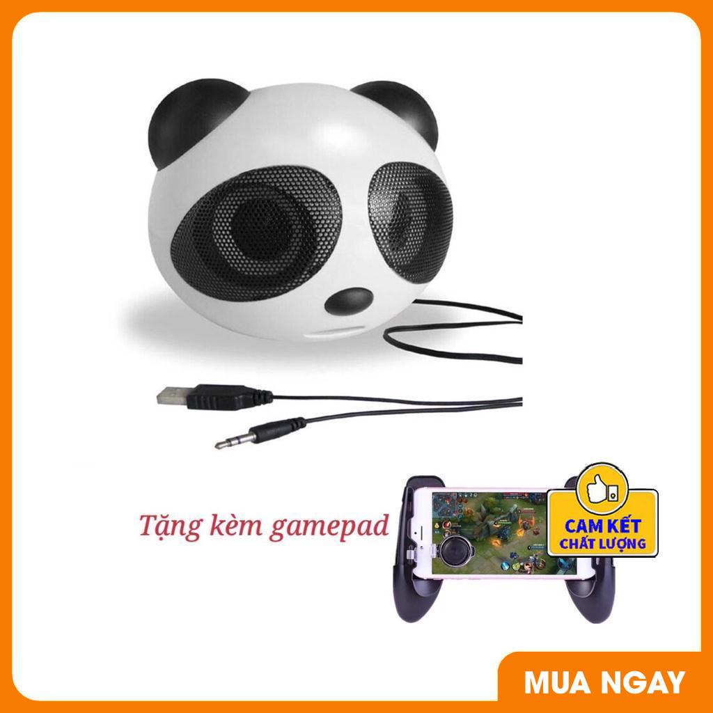 Loa máy tính mini nghe nhạc ngộ nghĩnh đáng yêu hình đầu gấu để bàn cao cấp âm thanh chuẩn stereo