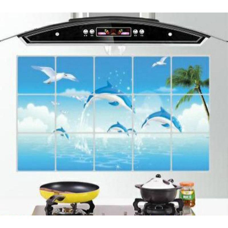 Tấm dán bếp cách nhiệt 45 x 75 cm