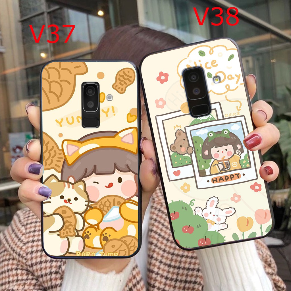 [ FREESHIP 50K ] Ốp Samsung j8 - Samsung A6 Plus in hình RORO JUMP siêu cute