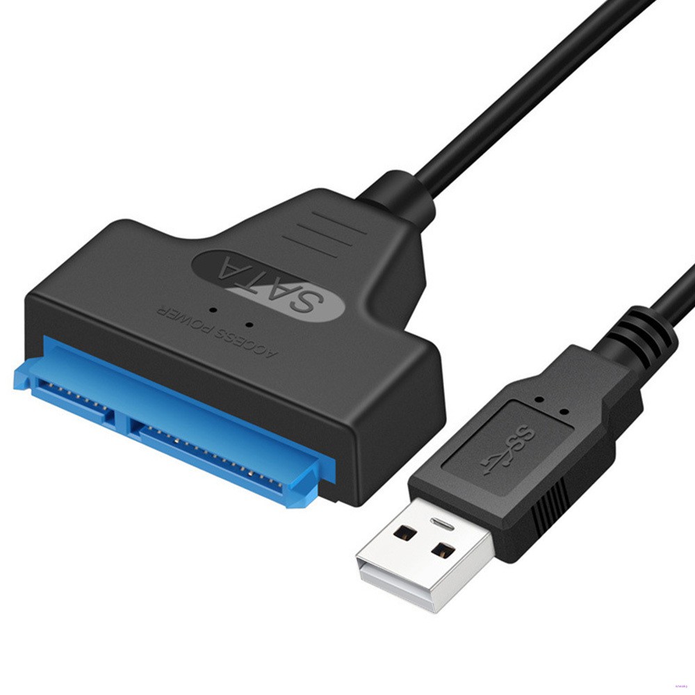 SATA 3 Cable Sata to USB Adapter 6Gbps for 2.5 Inches External SSD HDD Hard Drive 22 Pin Sata III Cable,USB 2.0,20cm