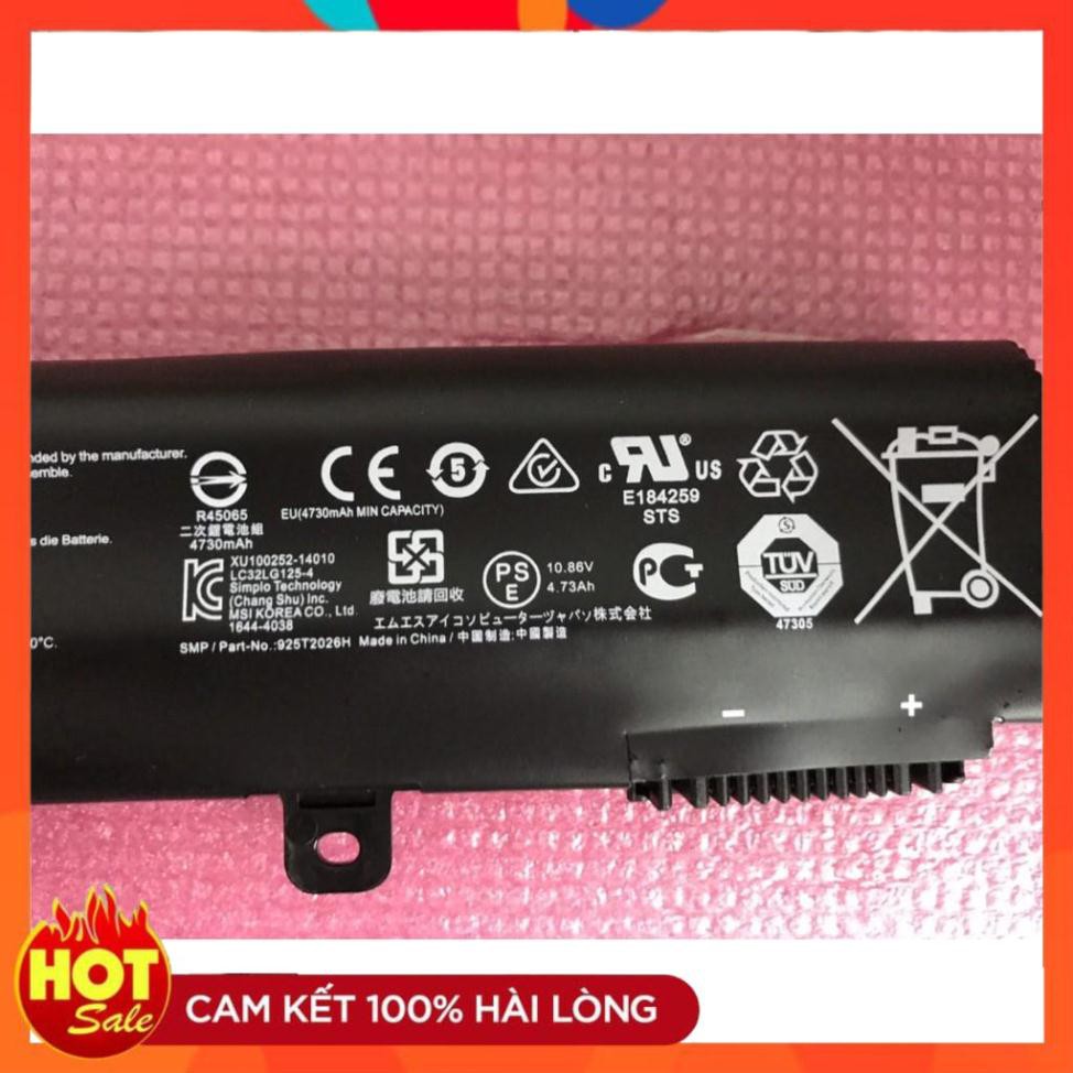 🎁 HÀNG ZIN 🎁 Pin (Battery) Latop MSI GE62 GE63 GE72 GE73 GV62 8RD BTY-M6H New Original