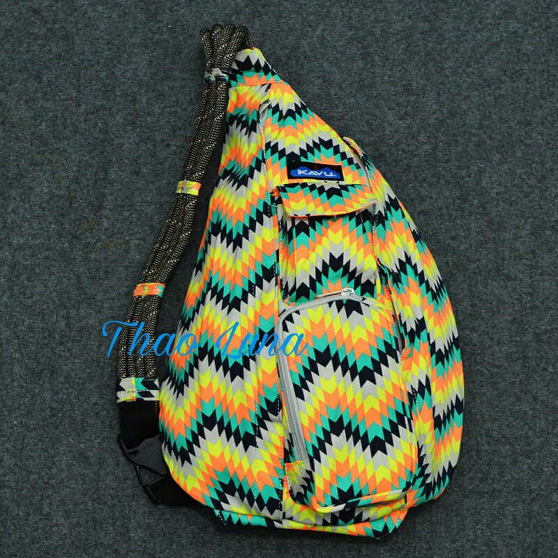 Túi đeo chéo Kavu - màu xanh vàng