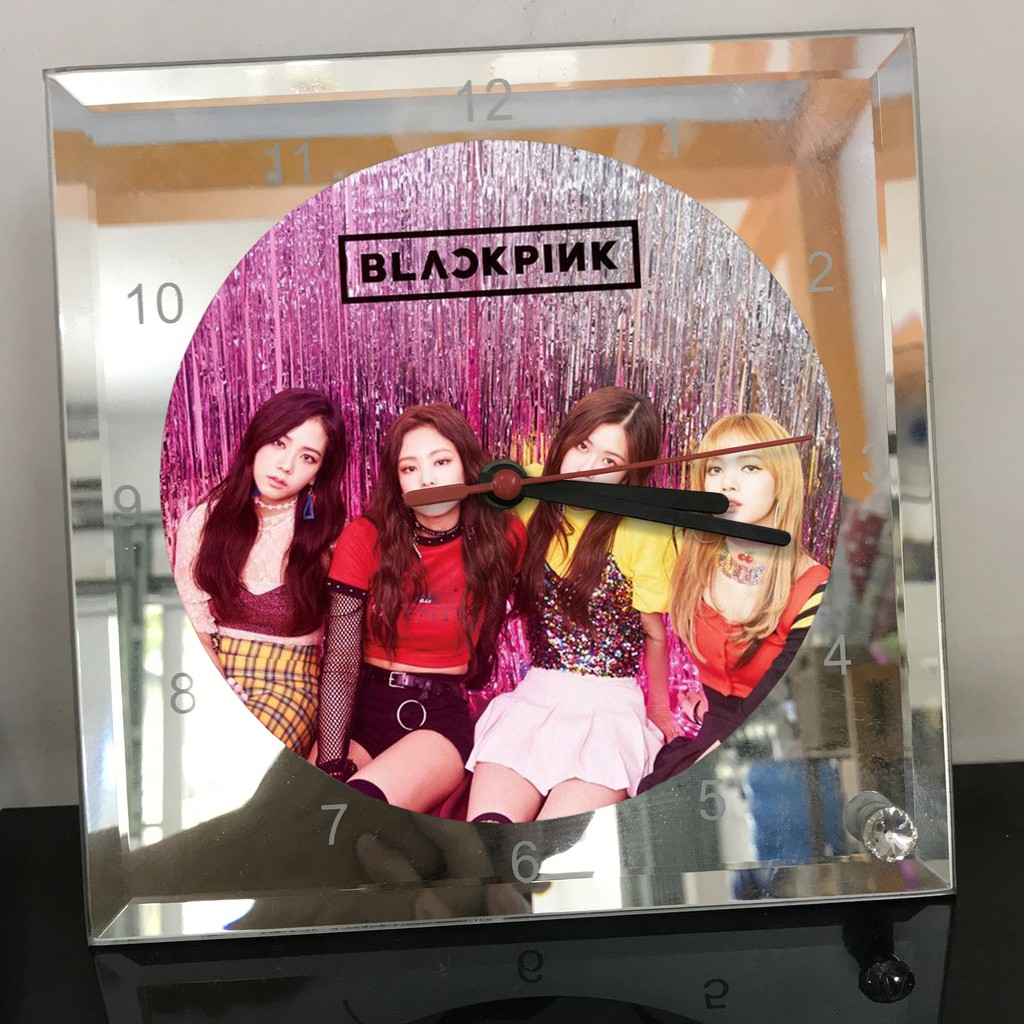 Đồng Hồ để bàn in hình Nhóm Nhạc BlackPink - Nhận in hình lên đồng hồ theo yêu cầu - Sky5