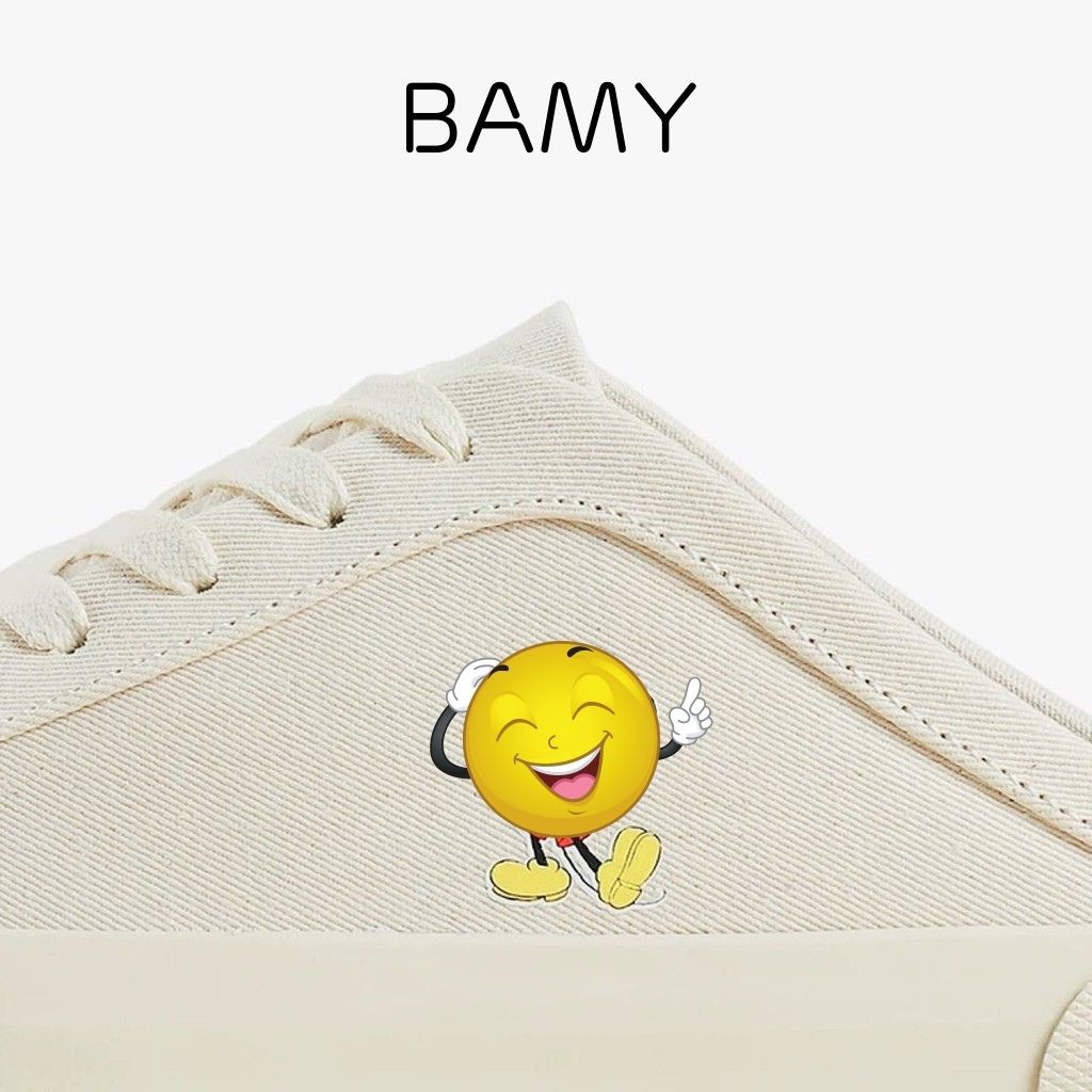 Giày Sục Thể Thao Nữ MK màu Kem, Sục bata đạp gót đế bánh mì 3cm BAMY | BigBuy360 - bigbuy360.vn