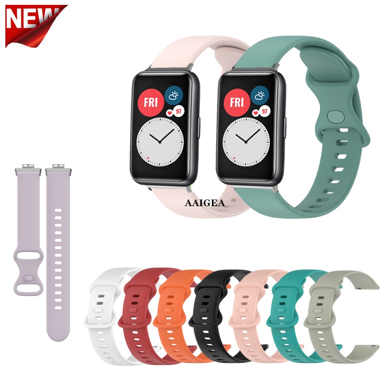 Dây Đeo Silicone Mềm Cho Đồng Hồ Thông Minh Huawei Watch fit /New Watch