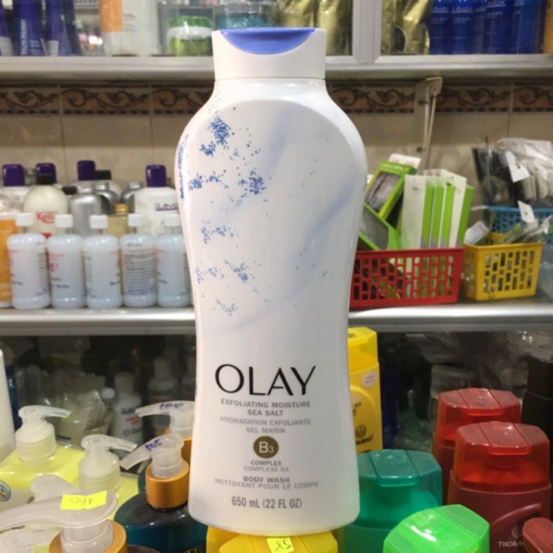 Sữa tắm tẩy tế bào chết Olay hương muối biển 650ml