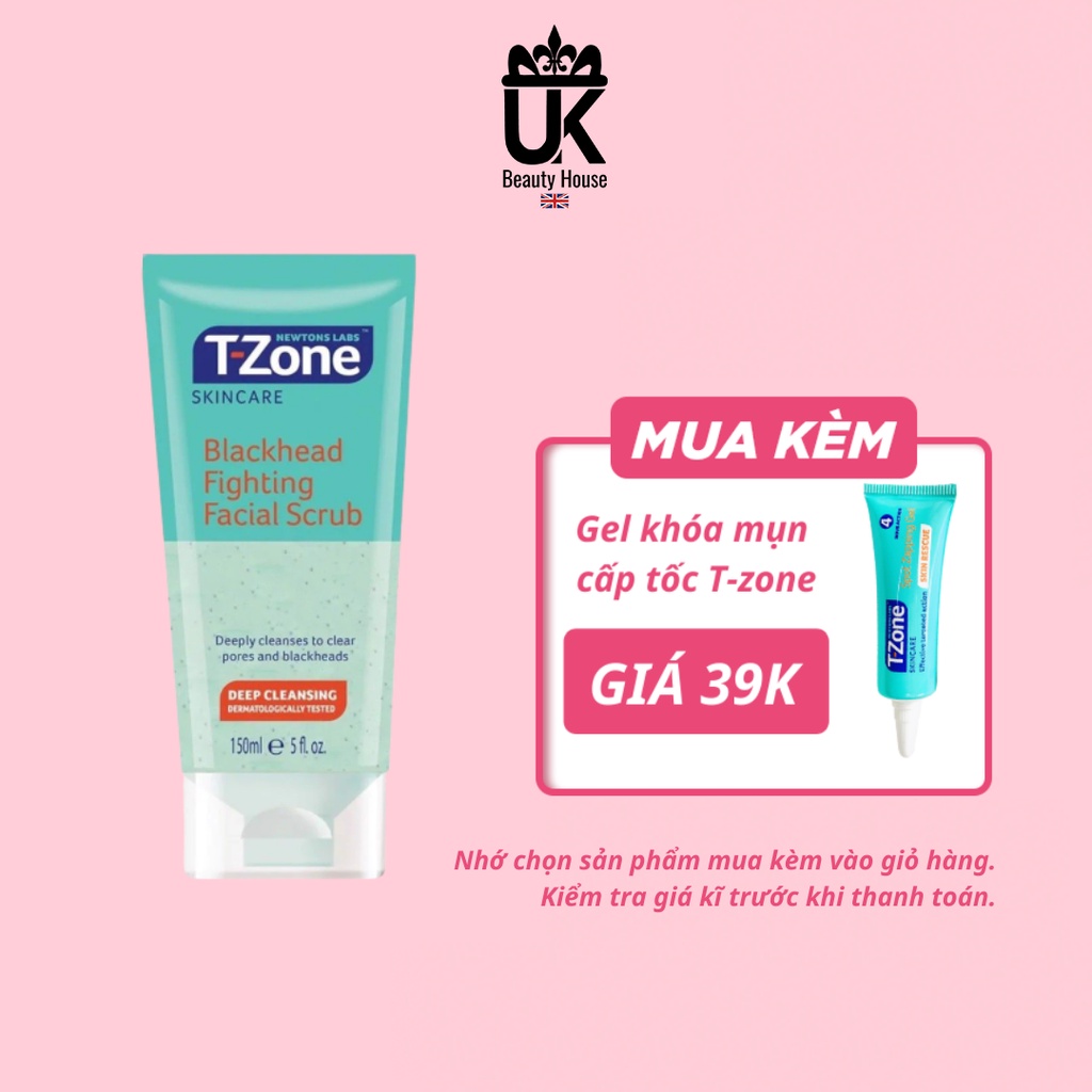 Tẩy da chết giảm mụn đầu đen T-Zone Blackhead fighting Facial Scrub 75ml | BigBuy360 - bigbuy360.vn