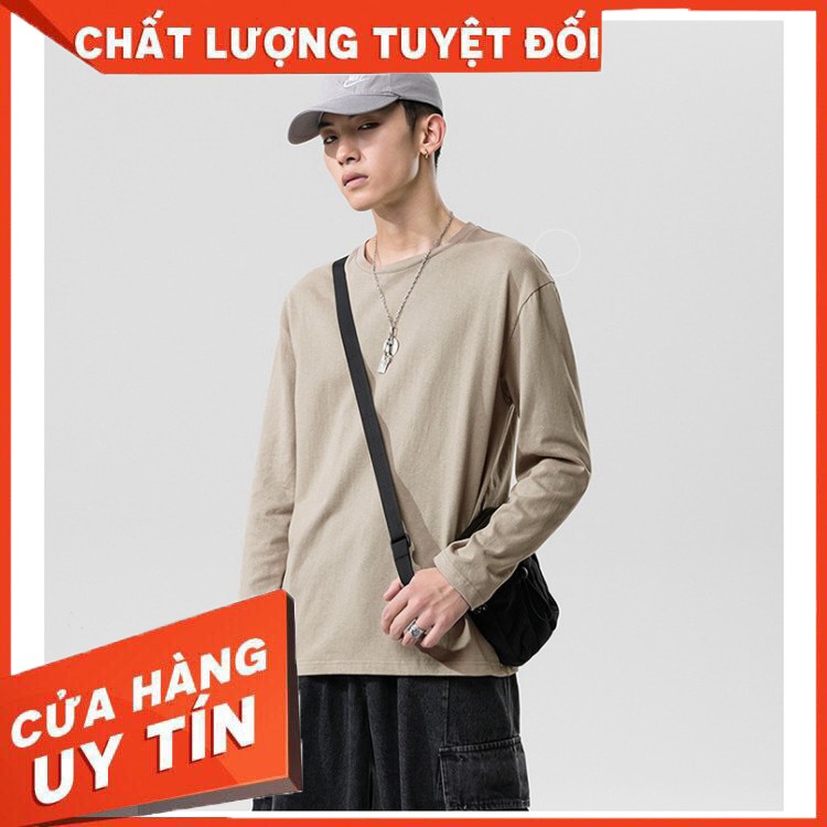 Miễn Phí Ship 30k Áo Thun Dài Tay Nam Long Tee Chất Thun Da Cá Trơn Cao Cấp 9 Màu Phong Cách Hàn Quốc Phản Hồi nhanh