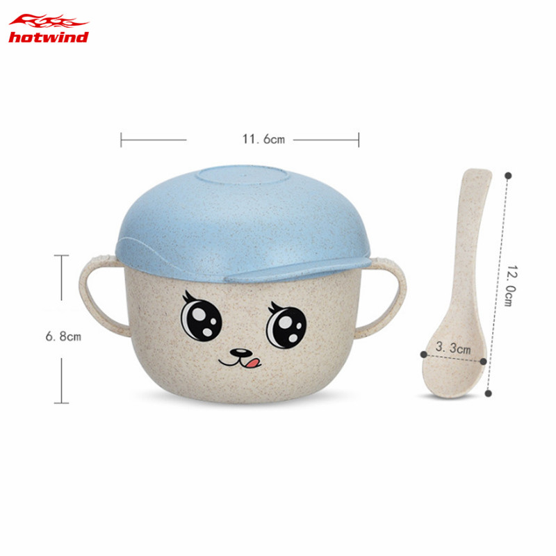 HW Set 2 Bát Ăn In Hình Dễ Thương Cho Bé