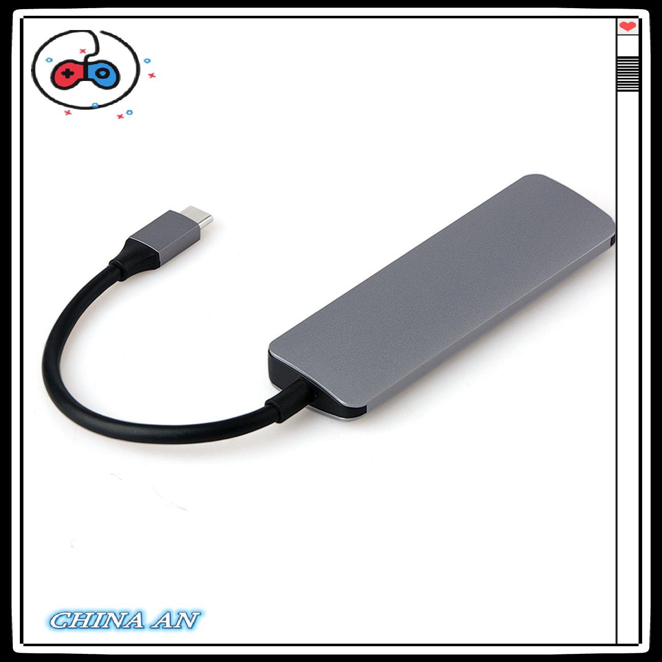 ⚡Hot sản phẩm/5 in 1 USB C HUB USB-C to 3.0 HUB Thunderbolt 3 Adapter for MacBook Portable