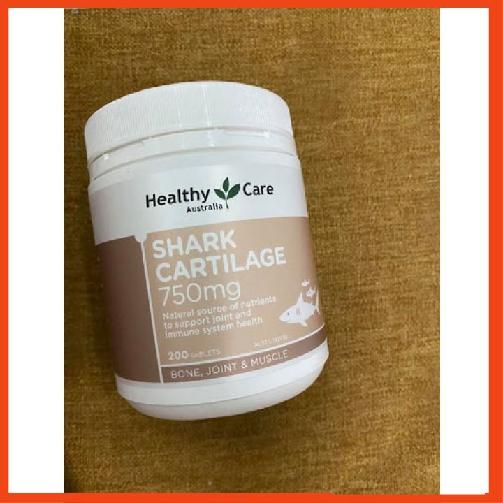 Sụn vi cá mập Healthy Care  200 viên của úc mẫu mới nhất. hỗ trợ xương khớp cho người lớn tuổi