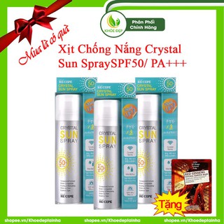 Xịt Chống Nắng CRYSTAL Sun Spray SPF50+/PA+++ 150ml - Chính Hãng